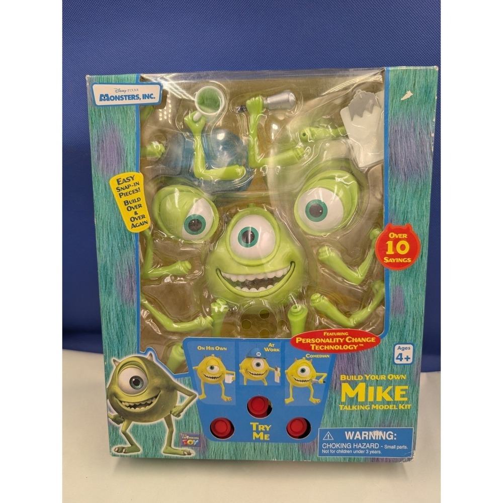 Disney Pixar Monsters Inc Build Your Own Mike Talking Personality Change
